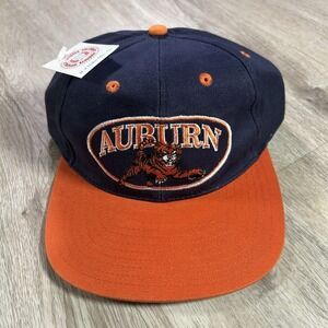 VTG Auburn Tigers Snapback Hat NWT NCAA Collegiate Blue Orange Cap‎